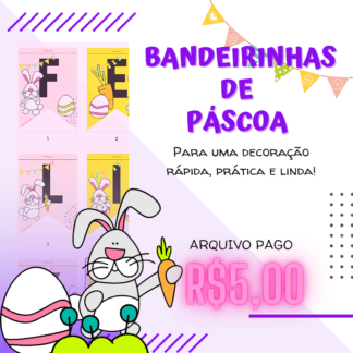 BANDEIRINHAS DE PÁSCOA