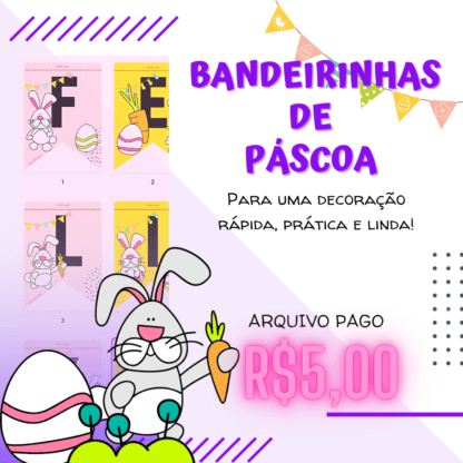 BANDEIRINHAS DE PÁSCOA