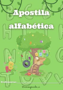 Apostila alfabética.