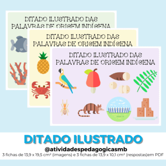 DITADO ILUSTRADO das palavras de origem indígena (PDF)