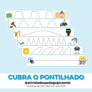 Cubra o pontilhado – PROFISSÕES (PDF)