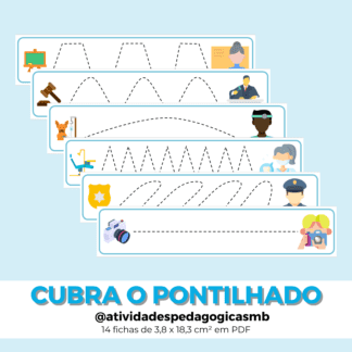 Cubra o pontilhado - PROFISSÕES (PDF)