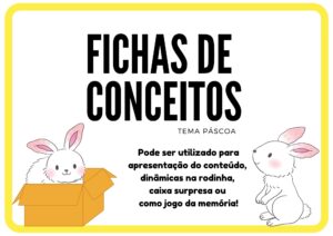 FICHAS DE CONCEITOS TEMA PÁSCOA