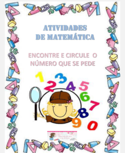 Encontre e circule o número que se pede