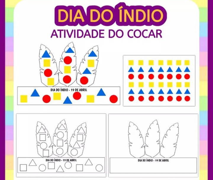 Dia do Índio – Atividade do Cocar