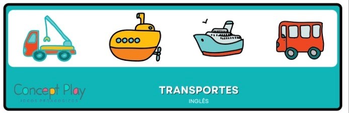 Jogo transportes – Inglês