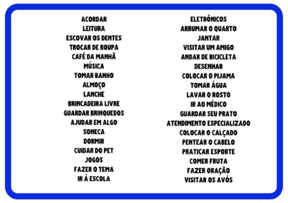 FICHAS DE ROTINA PARA CRIANÇAS - Image 2