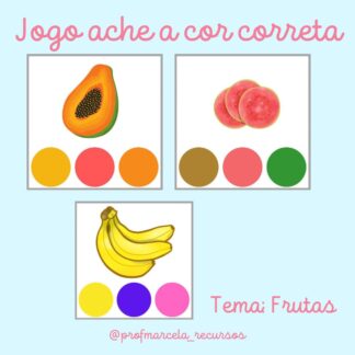 Jogo ache a cor correta