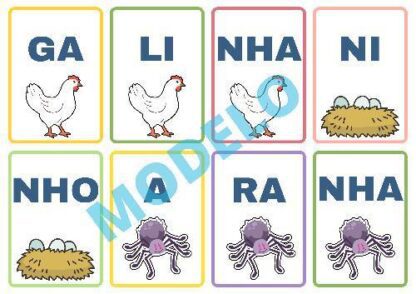 Cartas forme palavras Jogo da Memória ( sílabas complexas) - Image 2