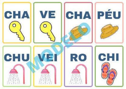 Cartas forme palavras Jogo da Memória ( sílabas complexas) - Image 4