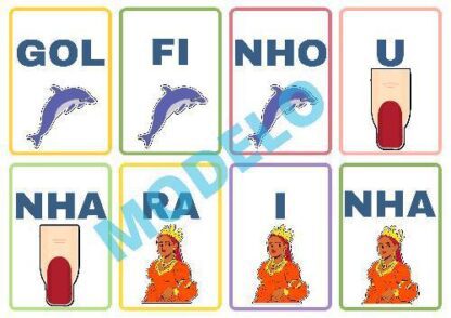 Cartas forme palavras Jogo da Memória ( sílabas complexas) - Image 6