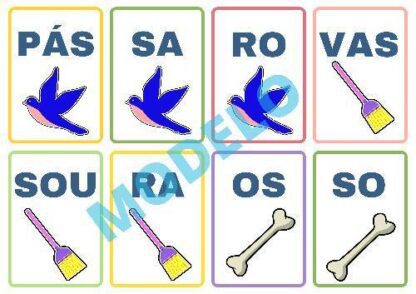 Cartas forme palavras Jogo da Memória ( sílabas complexas) - Image 7