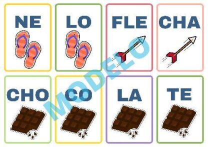 Cartas forme palavras Jogo da Memória ( sílabas complexas) - Image 8