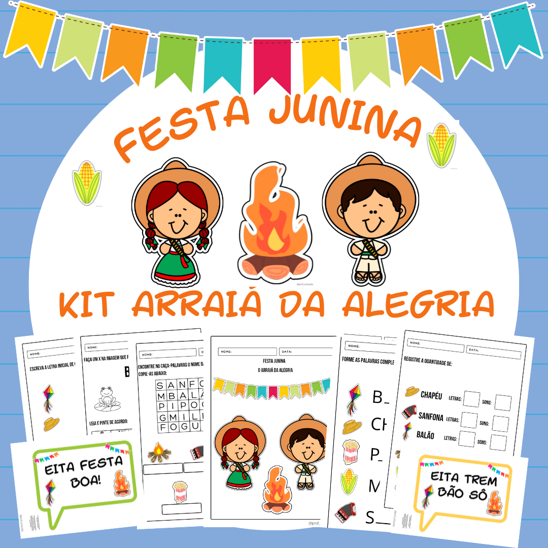 Kit Festa Junina (Arraiá da Alegria)