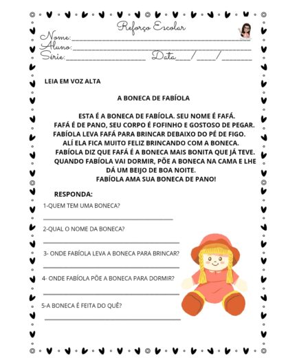 Atividade de Língua Portuguesa