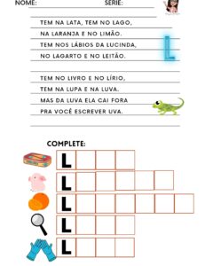 Atividade de Língua Portuguesa