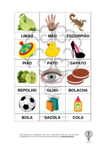 JOGO – PALAVRAS DENTRO DE PALAVRAS