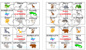 BINGO DOS ANIMAIS