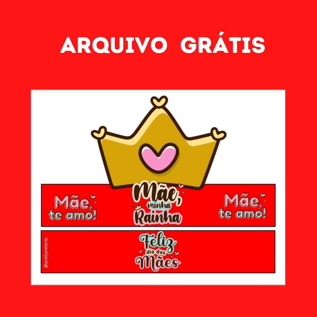Coroa dia das mães – Grátis