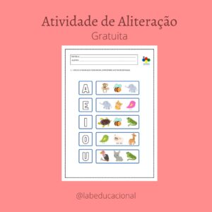 Atividade de Aliteração