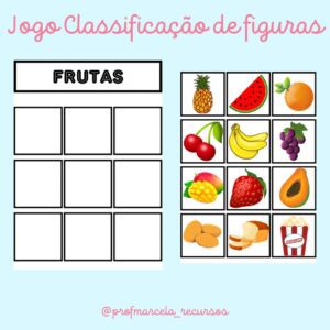 Jogo classificação de figuras