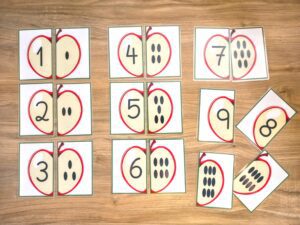 Números e quantidades – maça