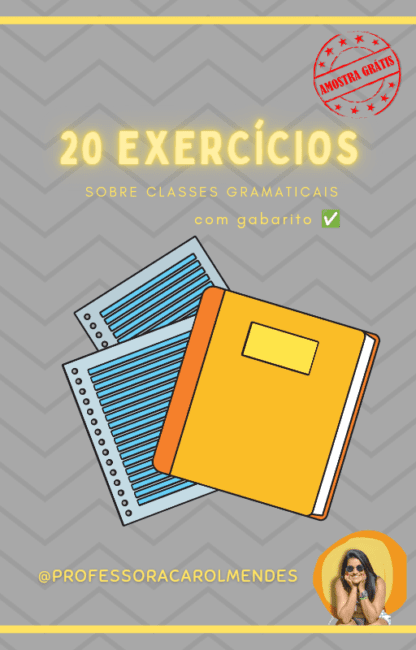 20 exercícios sobre classes de palavras com gabarito