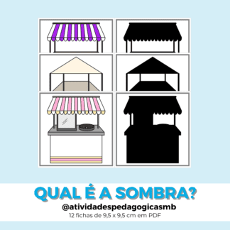 Qual é a sombra? - barraquinhas (PDF)