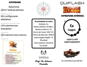 QUIFLASHCARD SOBRE ESTRUTURA ATÔMICA