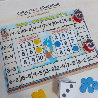TABULEIRO PIRATA- ADIÇÃO E SUBTRAÇÃO - Image 5
