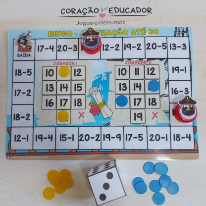 TABULEIRO PIRATA- ADIÇÃO E SUBTRAÇÃO - Image 7