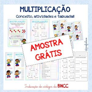 Amostra Grátis – Multiplicação: Conceito, atividades e tabuada