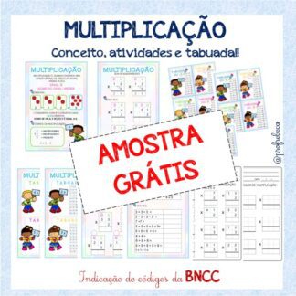 Amostra Grátis - Multiplicação: Conceito, atividades e tabuada