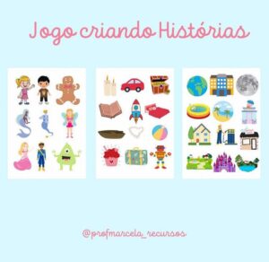 Jogo criando histórias