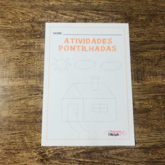 Livro de atividades pontilhadas
