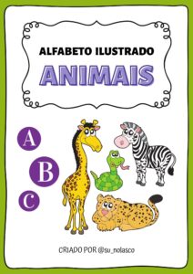 ALFABETO ILUSTRADO ANIMAIS