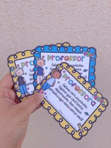 Recado para Lembrancinha dos Professores
