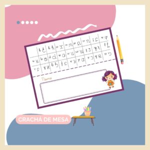 CRACHÁ DE MESA – Arquivo PDF