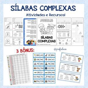 Sílabas Complexas – Atividades e Recursos