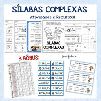 Sílabas Complexas - Atividades e Recursos
