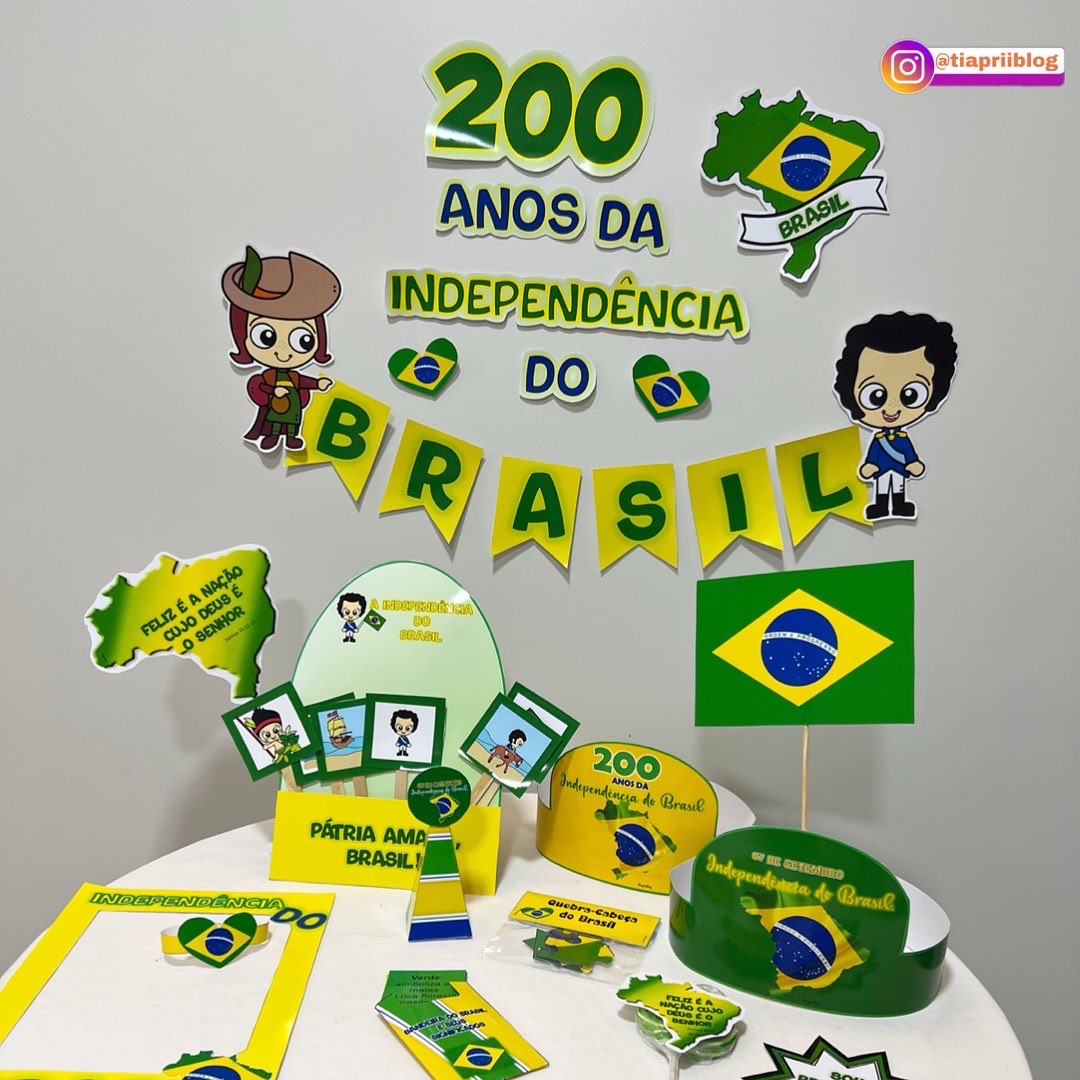 Kit independência do Brasil 🇧🇷