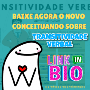 CONTEÚDO – TRANSITIVIDADE VERBAL
