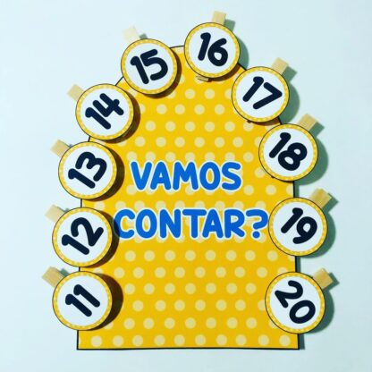Kit números do 11 ao 20 🔢🎉