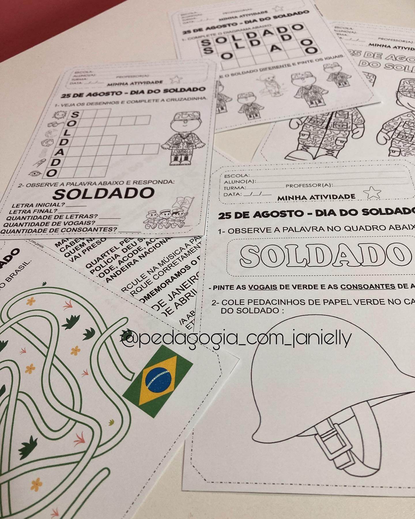 ARQUIVOS – ATIVIDADES DIA DO SOLDADO