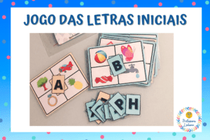 JOGO DAS LETRAS INICIAIS