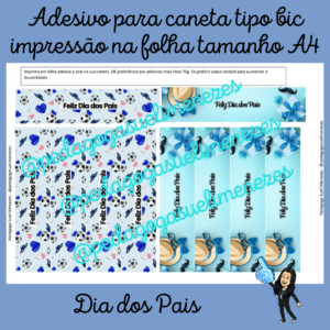 Adesivo para caneta tipo bic