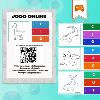 Alfabeto dos animais + QR code para Jogo Online. - Image 3