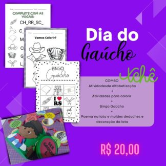 Combo de atividades gaúchas