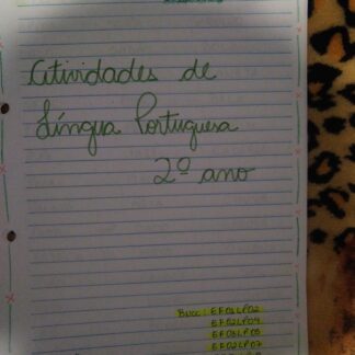 Atividades de Língua Portuguesa