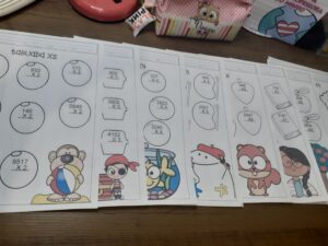 Atividades multiplicação
